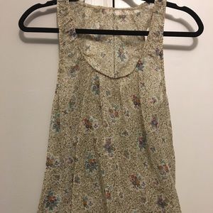 Floral Tank Top Blouse